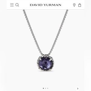 David Yurman Petite Chatelaine® Necklace
Sterling Silver with Black Orchid